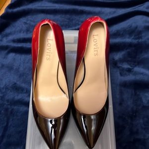 Two-Toned High Heel Pumps